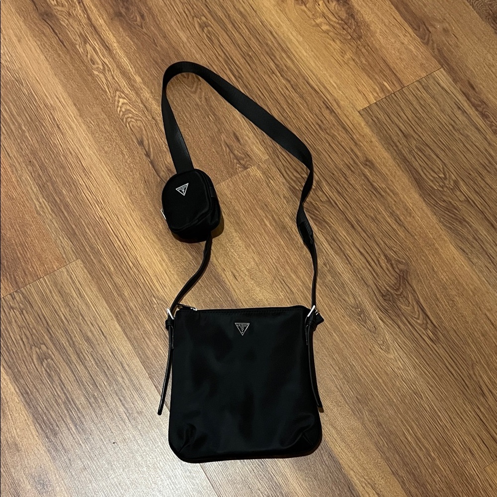 Guess Elegant Black Messenger Bag Set